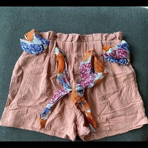 High waisted dress shorts